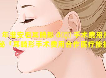 年淮安右耳畸形 🦍 手术费用揭秘「耳畸形手术费用合作医疗能报销吗 🐠 」